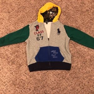 Polo Ralph Lauren boys full zip hoodie in size M, 10-12 years